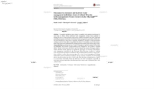 Dissonance in customary and statutory water management institutions: issues of cultural diversity in the management of water resources in the Okavango Delta, Botswana